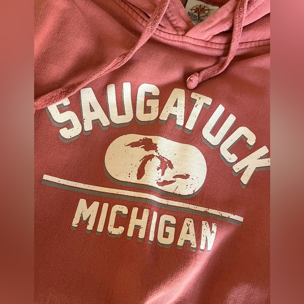 Women's Saugatuck Michigan Hoodie - Pink